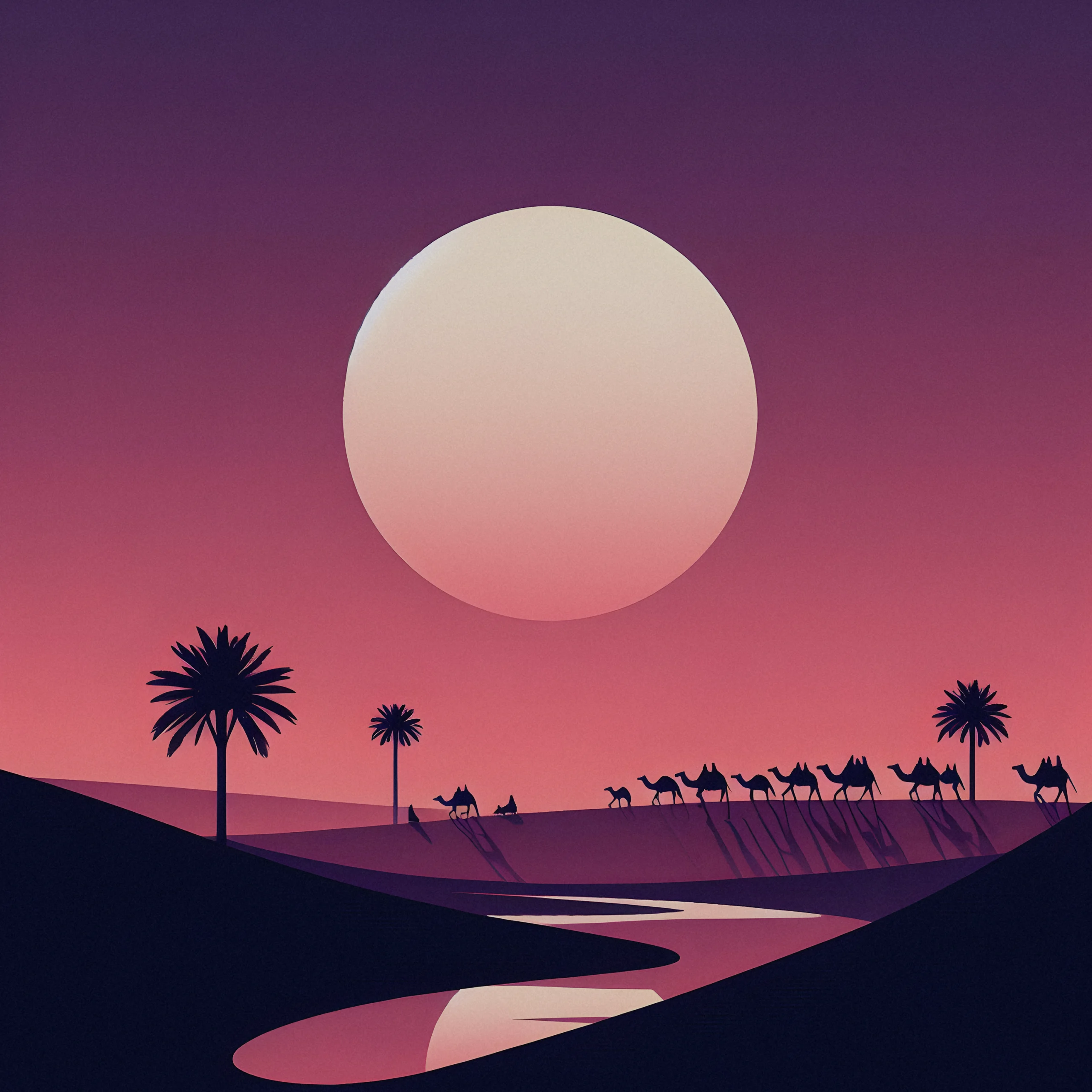 Dani Grigu – Desert Moonrise